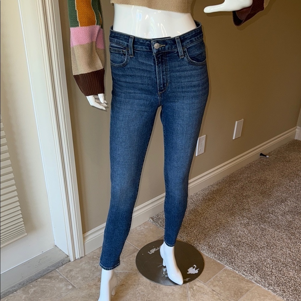 Joe's Jeans Blue Skinny Fit Denim High Rise Curvy Ankle Women’s Junior Size 26